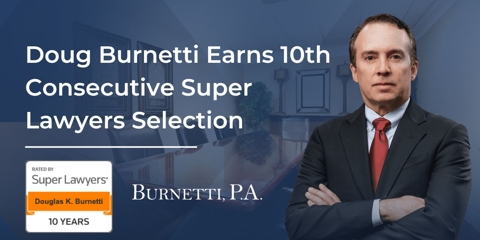 Doug Burnetti Earns 10th Consecutive Super Lawyers Selection Photo